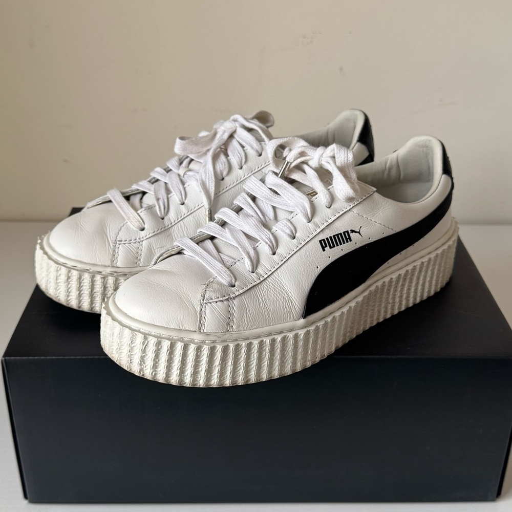Puma Fenty Creeper White and Black Size 7.5 Women